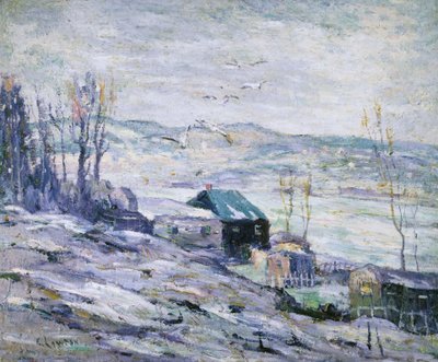 يوم عاصف ، نهر برونكس بواسطة ارنست لوسون